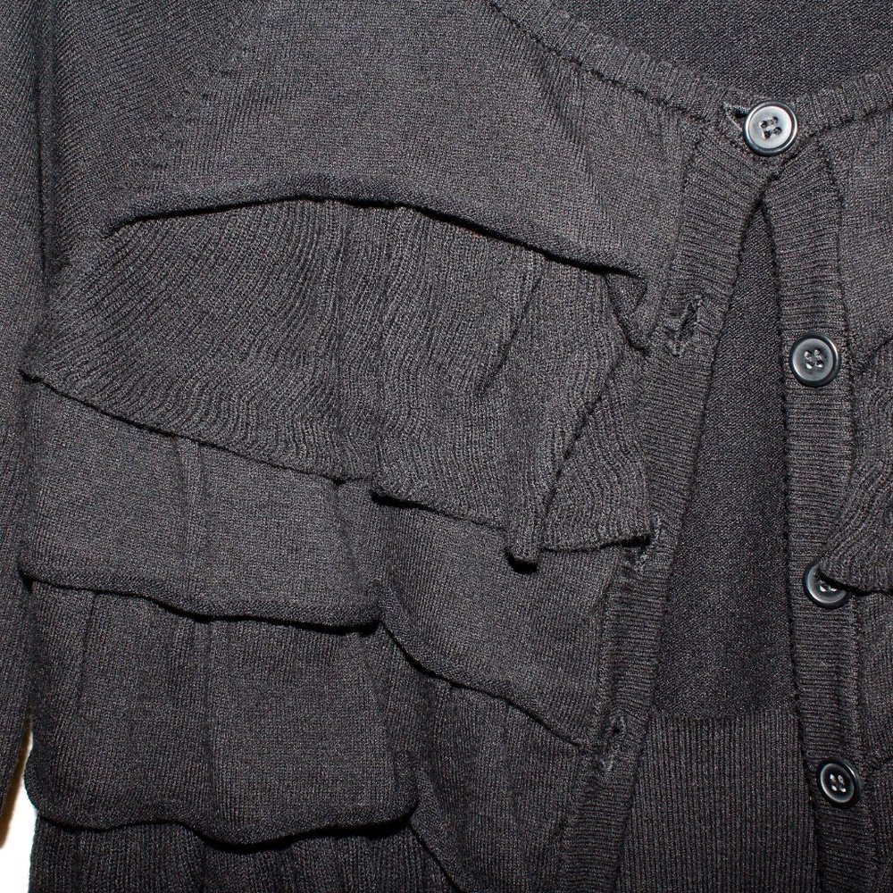 Candie's Vintage Y2K Ruffle Front Cardigan - Picture 12 of 16